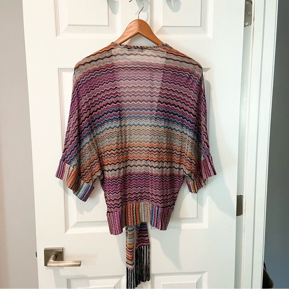 Trina Turk Multicolor Zigzag Cardigan - Picture 10 of 11